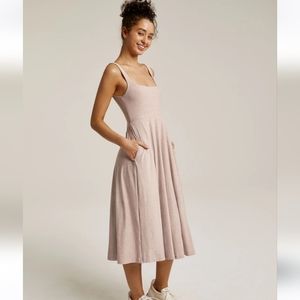 Beyond Yoga Pink Midi Dress